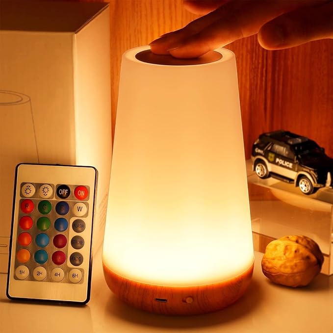 LUMINOUS COLOR CHANGING BEDSIDE LAMP