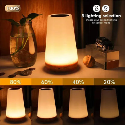 LUMINOUS COLOR CHANGING BEDSIDE LAMP