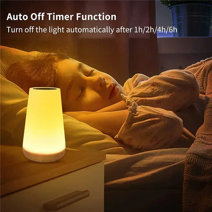 LUMINOUS COLOR CHANGING BEDSIDE LAMP